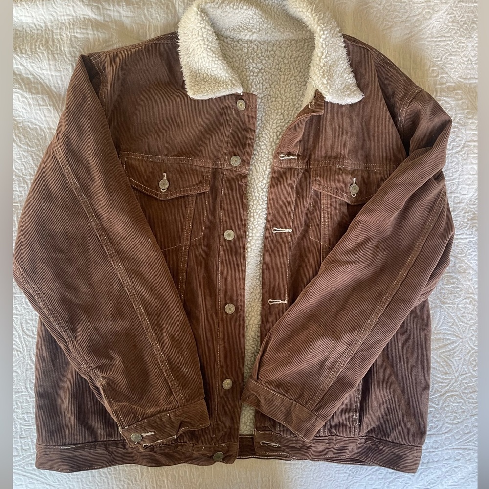 Brandy Brown Corduroy Jacket